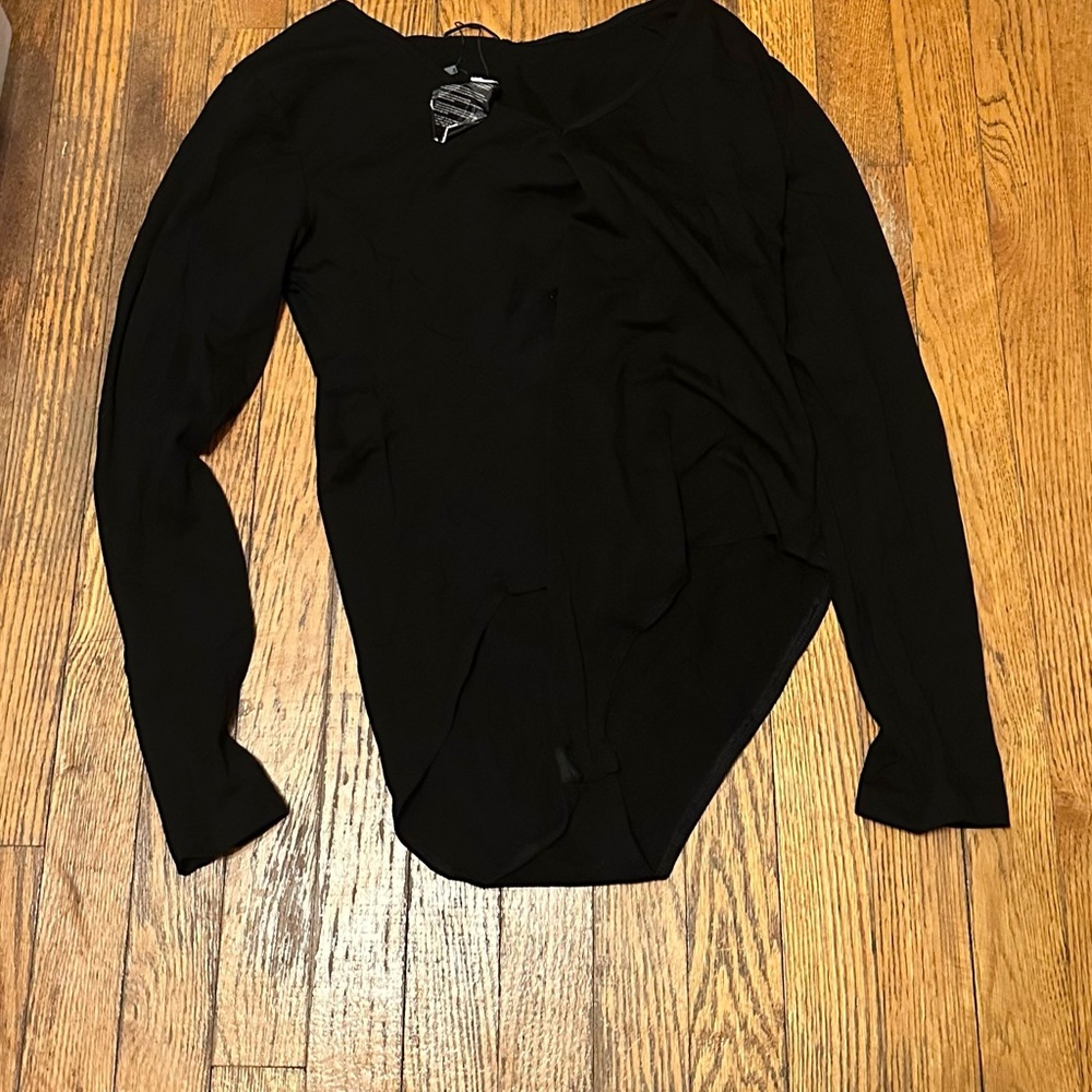Elegant Black Women's Bodysuit